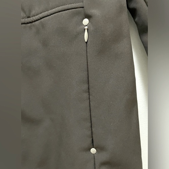 Vuarnet fleece-lined Long Zippered Jacket in Black/Brown - Picture 3 of 12